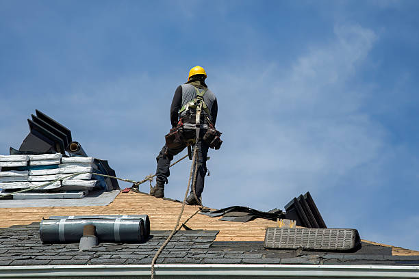 Professional Roofing technician working in Tyner, NC
